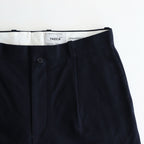 chino tuck straight #navy [15635]