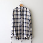 OMBRE CORDED SHIRT #NAVY OMBRE [25880503]