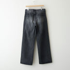 LOOSE DENIM PANTS #BLACK [ST.1566]