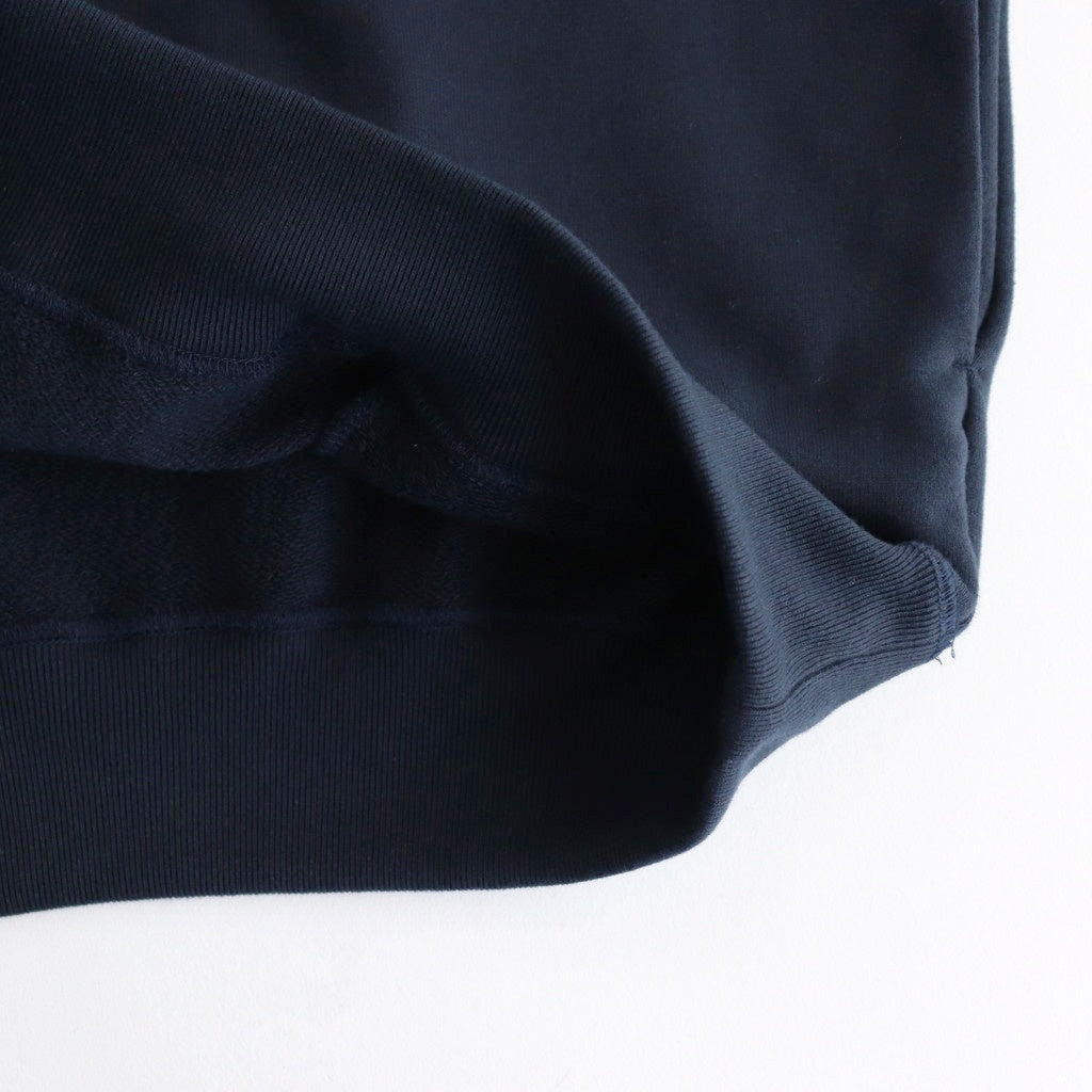 AZUMA Terry Crew Neck Sweat #NAVY [GU253-70240B]