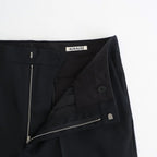 LIGHT WOOL MAX GABARDINE SLACKS #TOP BLACK [A26AP05MG]