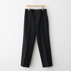 LIGHT WOOL MAX GABARDINE SLACKS #TOP BLACK [A25AP02MG]