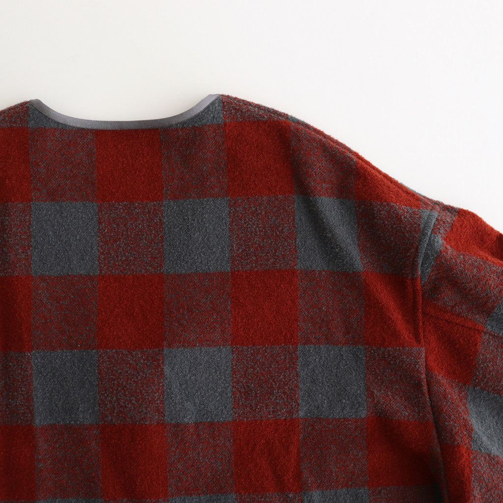 Tri-Spin Loop Cardigan #BRICK×GRAY [GU243-10051] - ciacura 三重県