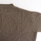 COMFORT BLEND YARN LOOSE FIT SWEATER #BROWN [N0011]