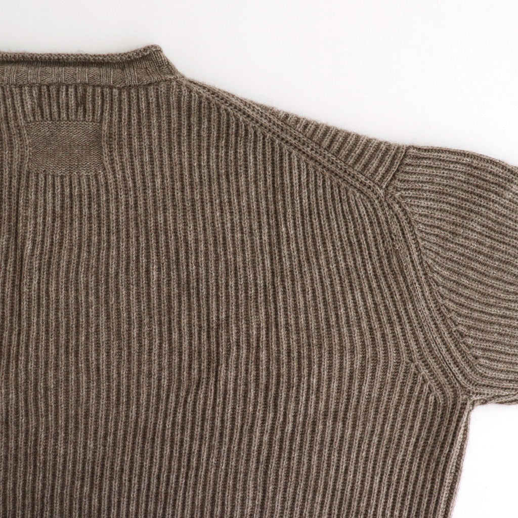 COMFORT BLEND YARN LOOSE FIT SWEATER #BROWN [N0011]