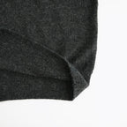 Baby Alpaca V-neck Sweater #Charcoal [YK26FW01379S]