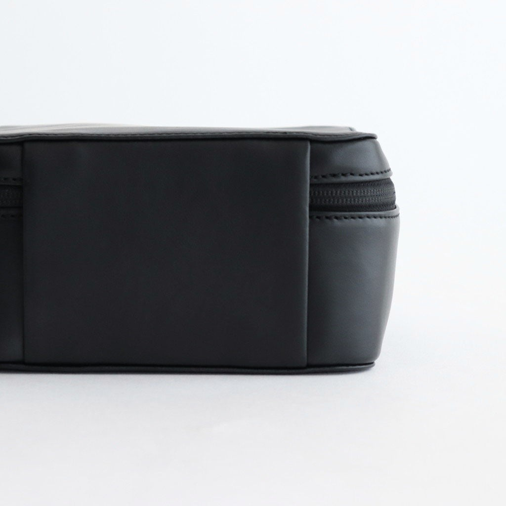 LEATHER SHOULDER BAG MADE BY AETA #BLACK [A25AB03AE]