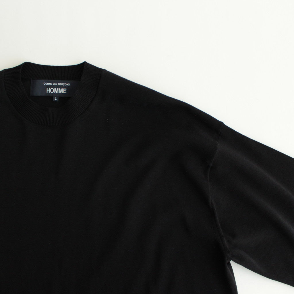 綿天竺 セーター #BLACK [HO-N001-051]