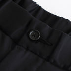 Silicon Poplin Two Tuck Easy Pants #BLACK [GM251-40148]