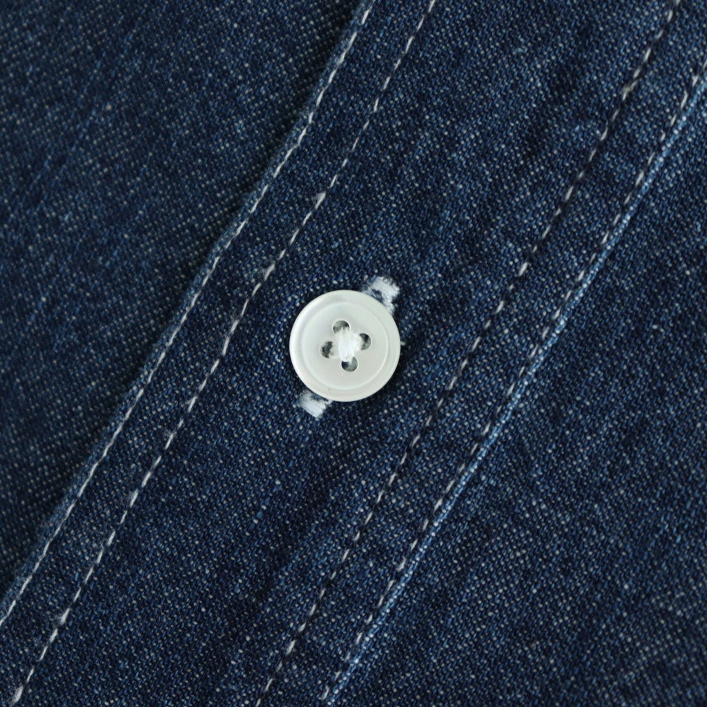 LIGHT DENIM S/S SHIRT #DARK FADE [FSC252-50046]