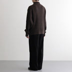 Wide Rib Highneck Sweater #BROWN [YK25FW01100S]