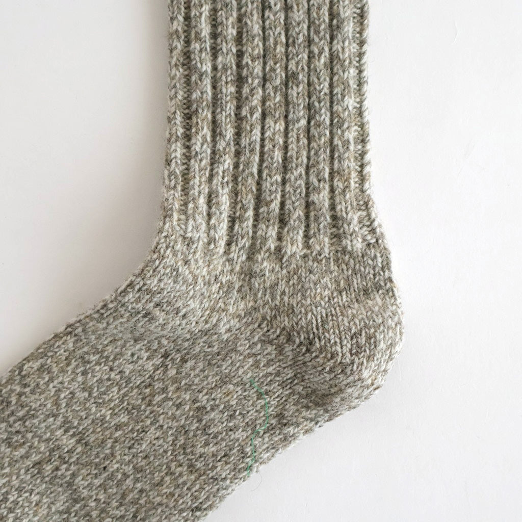 MERINO WOOL RAGG SOCKS #GREEN [R1536-AW25]