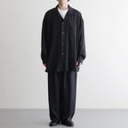 Viscose Viyella L/S Sleeping Shirt #CHARCOAL [GM261-50456]