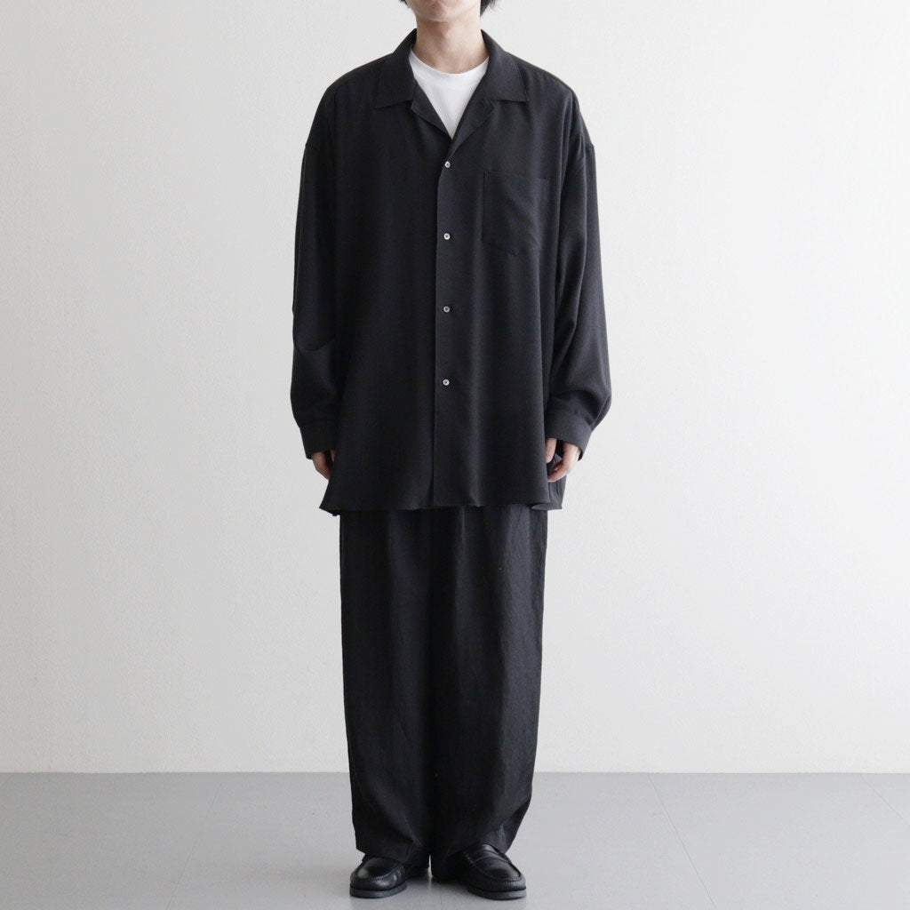 Viscose Viyella L/S Sleeping Shirt #CHARCOAL [GM261-50456]