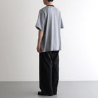 MICRO BORDER S/S TEE #WHITE × BLACK [FSC261-70167]