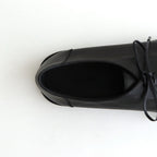 LEATHER LACE-UP SHOES #BLACK [A25AS06QD]