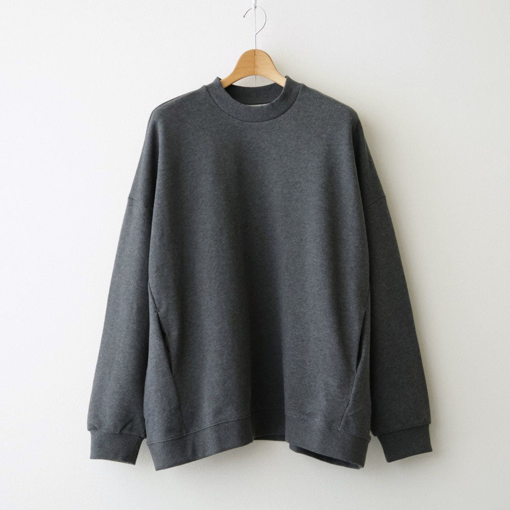 ワイドSWトレーナー #HEATHER CHARCOAL [D226-T1158]