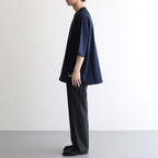 綿天竺 製品プリント S/S ポケットTシャツ #NAVY [HO-T015-051]