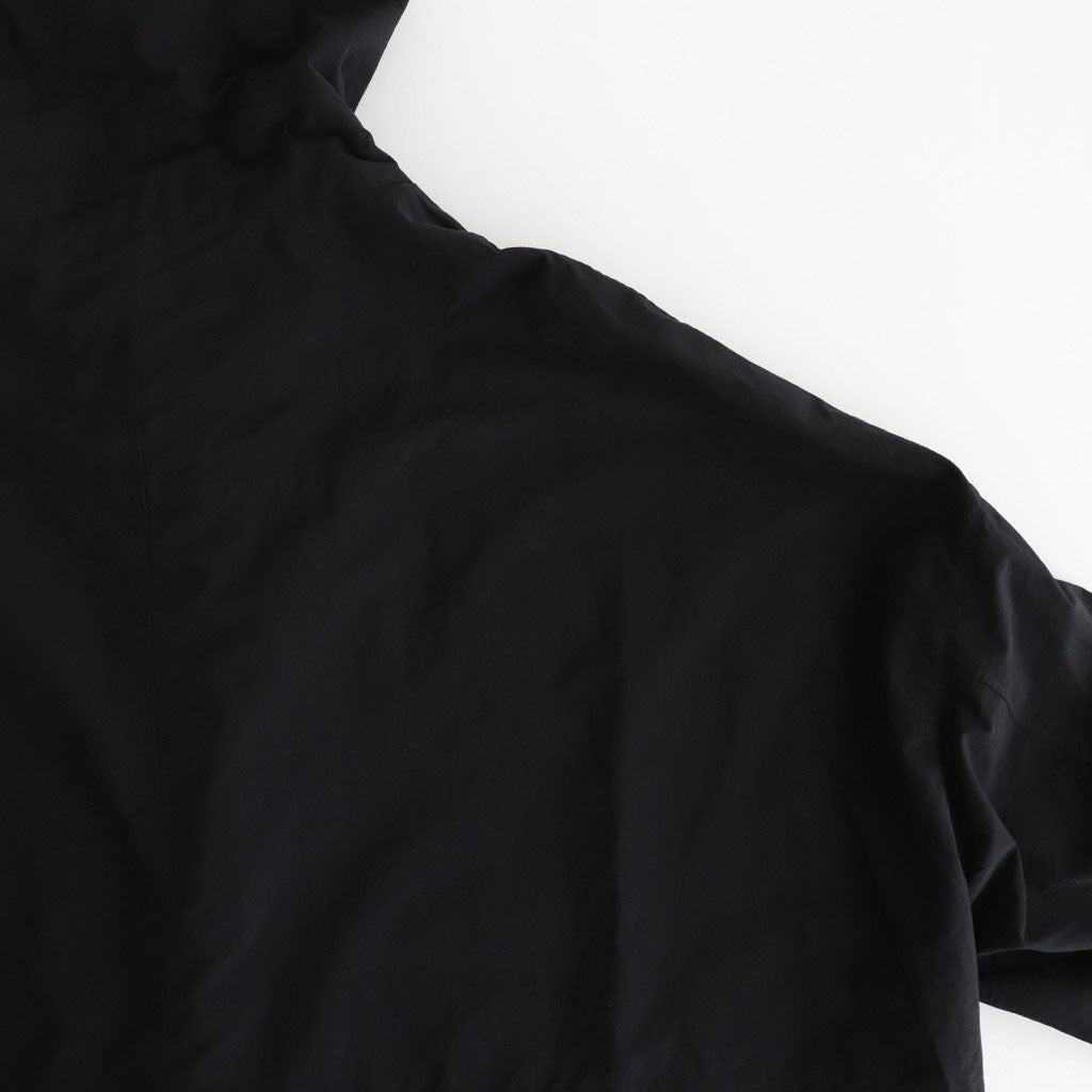 FMSTJK - ナイロンタッサー ガーメントダイ ショートモッズコート #95 Black [SN_FR1002JK]