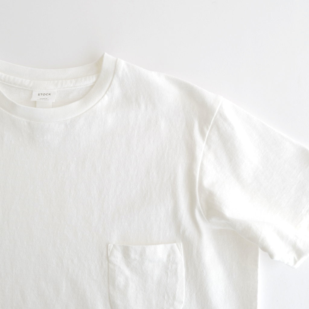 丸胴 POCKET S/S T SHIRT #white [85009]