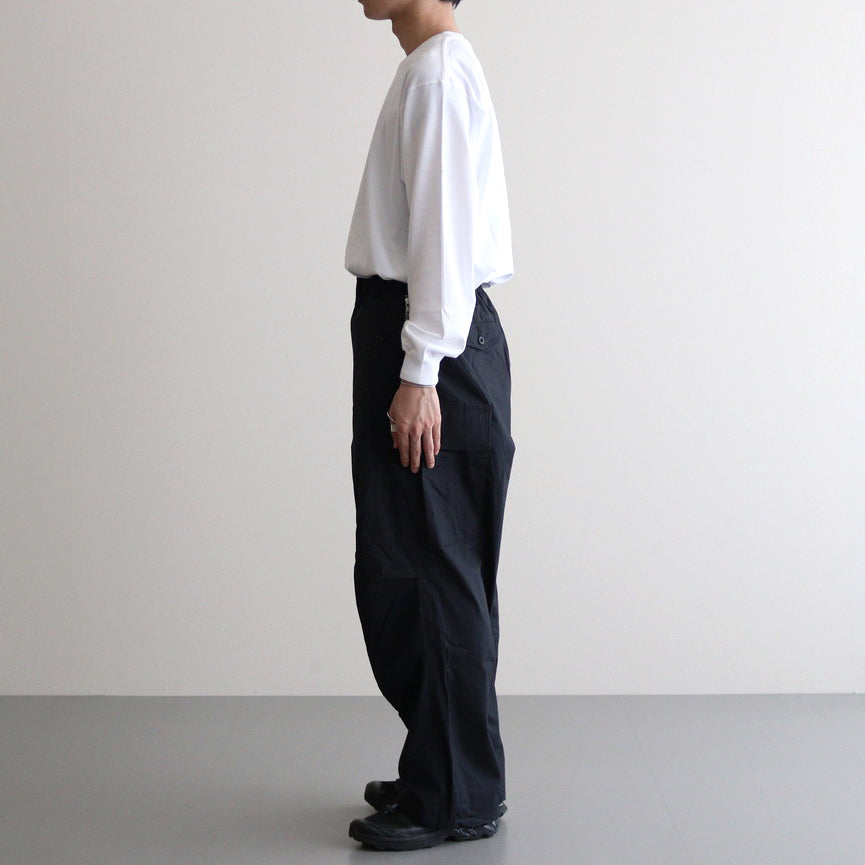 TYPEWRITER REVERSIBLE CARGO PANTS #BLACK [FSC243-40008]