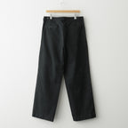 PRODUCT DYED FINX CHINO ONE-TUCK PANTS #BLACK [A25AP01CP]