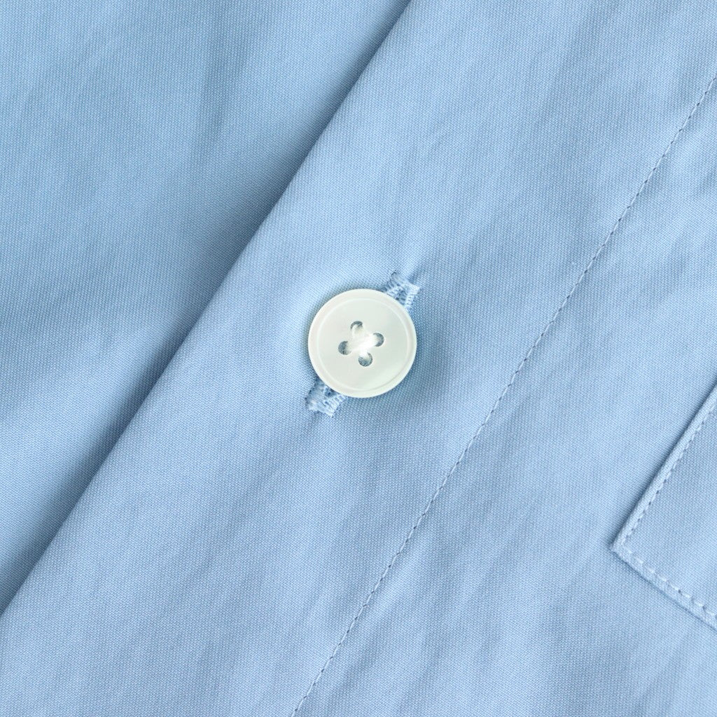 WASHED FINX TWILL BIG SHIRT #BLUE [A25AS02TN]