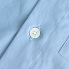 WASHED FINX TWILL BIG SHIRT #BLUE [A25AS02TN]