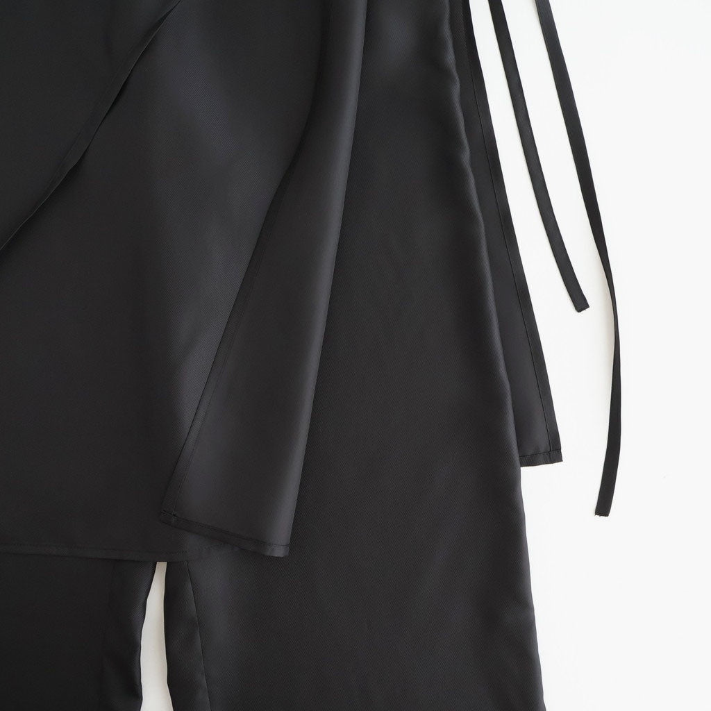 Cupro Layered Pants #BLACK [I26SS-PT186]
