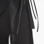 Cupro Layered Pants #BLACK [I26SS-PT186]