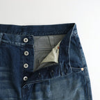 6ポケットオーバーダイデニムバギーPT #INDIGO [D125-P539]