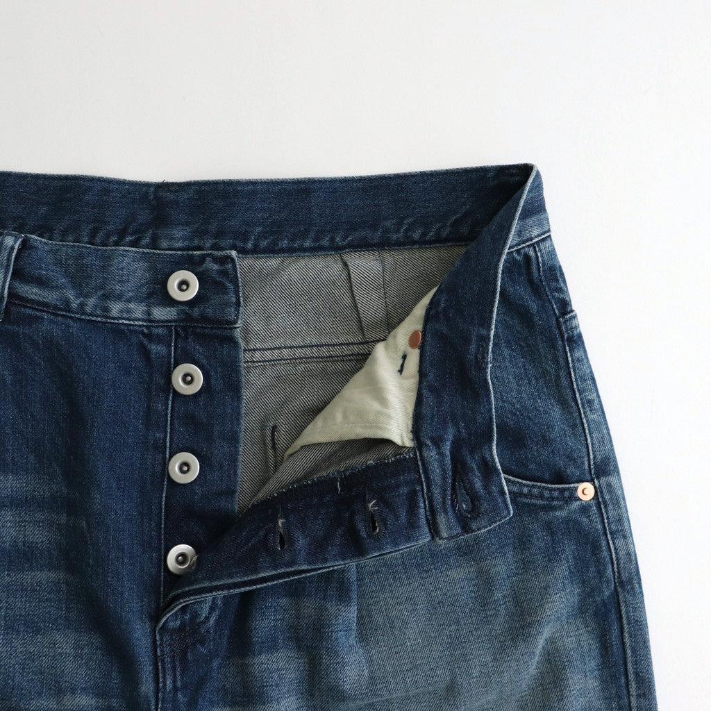 6ポケットオーバーダイデニムバギーPT #INDIGO [D125-P539]