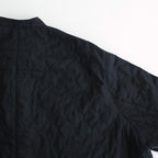 NCHRJK - ポリエステル&レーヨン・クリア ツイル・キルト チャイナジャケット #95 Black [SN_NC0401JK]