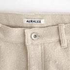 HOMESPUN TWEED PAINTER PANTS #IVORY BEIGE [A26AP03HT]