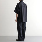 Solotex Twill S/S Oversized Box Shirt #BLACK [GM261-50159B]