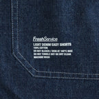LIGHT DENIM EASY SHORTS #DARK FADE [FSC252-40047]