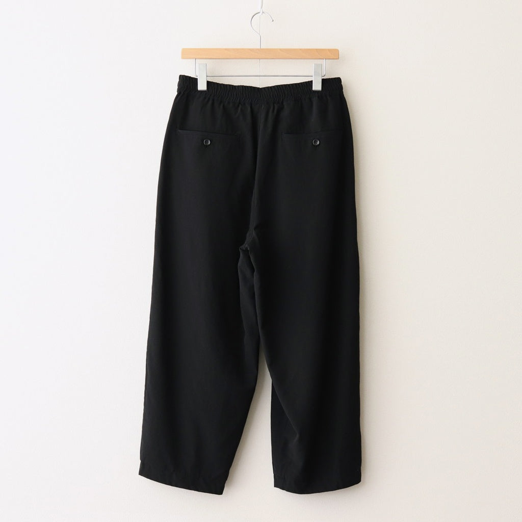 Boiled Wool Wide Easy Pants #BLACK [GM251-40267]