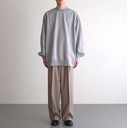 Ultra Compact Terry Crew Neck Sweater #H.GRAY [GM243-70142]