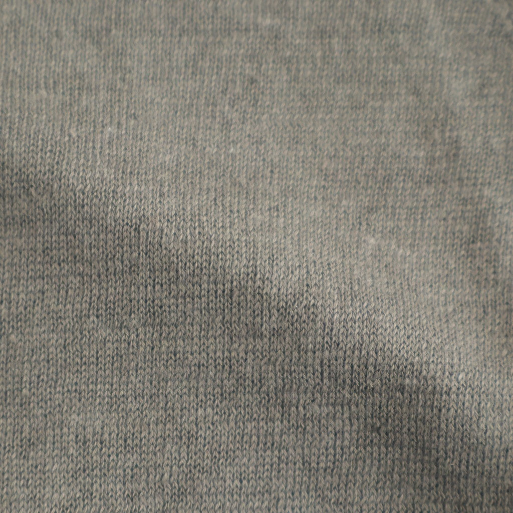 LINEN 14G Pull Over #GREY KHAKI [I26SS-K3]