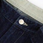 Selvage Denim Belted Pants #INDIGO_DARK FADE [GU261-40064DB]