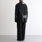 JACQUARD ZIP BLOUSON #BLACK [YK23FW0525B]