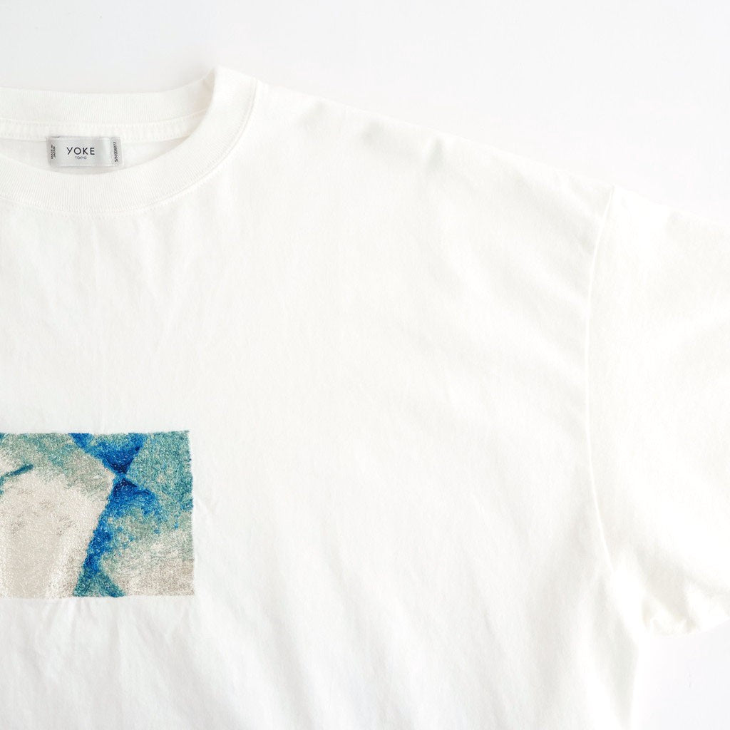 Abstract Embroited T-shirt #WHITE [YK26SS01230CS]