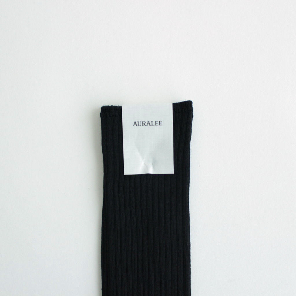 GIZA HIGH GAUGE SOCKS #BLACK [A00S02SX-W]