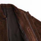 GOAT SUEDE ZIP JACKET #BROWN [ST.1551]