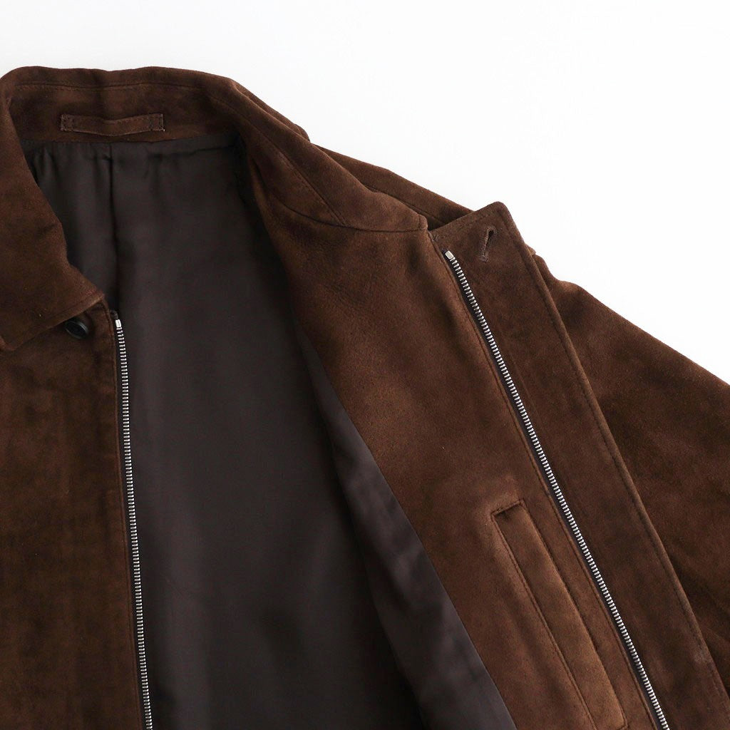 GOAT SUEDE ZIP JACKET #BROWN [ST.1551]