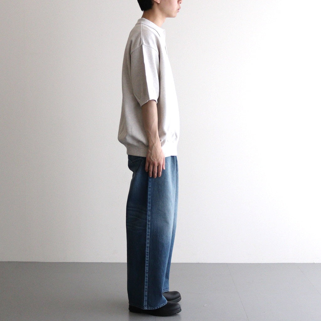 Moss Stitch Polo #Oatmeal [2501-011]