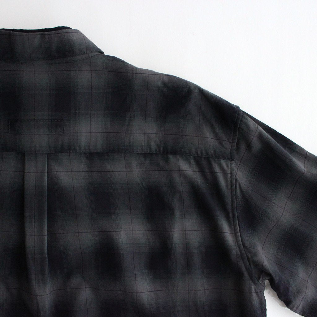 OVERSIZED LAYERED SHIRT #NAVY CHECK [ST.547-2]