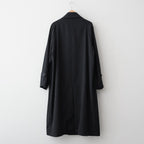 LIGHT WOOL MAX GABARDINE COAT #TOP BLACK [A26SC01MG]