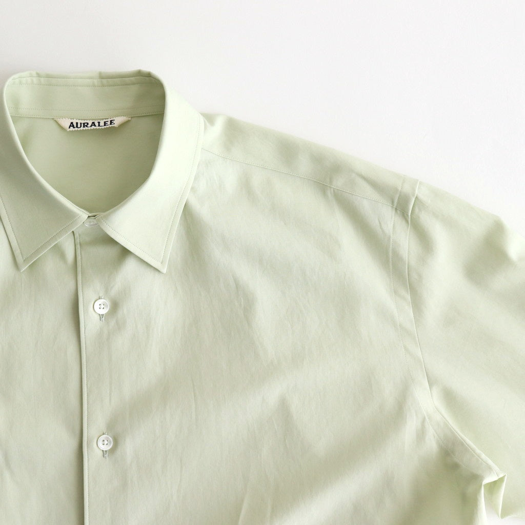 WASHED FINX TWILL SHIRT #LIGHT GREEN [A25SS04TN]