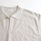 Moss Stitch Polo #Oatmeal [2501-011]